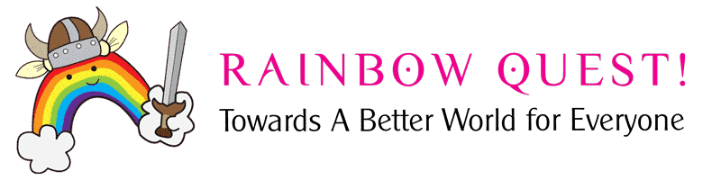 rainbow quest game logo website
