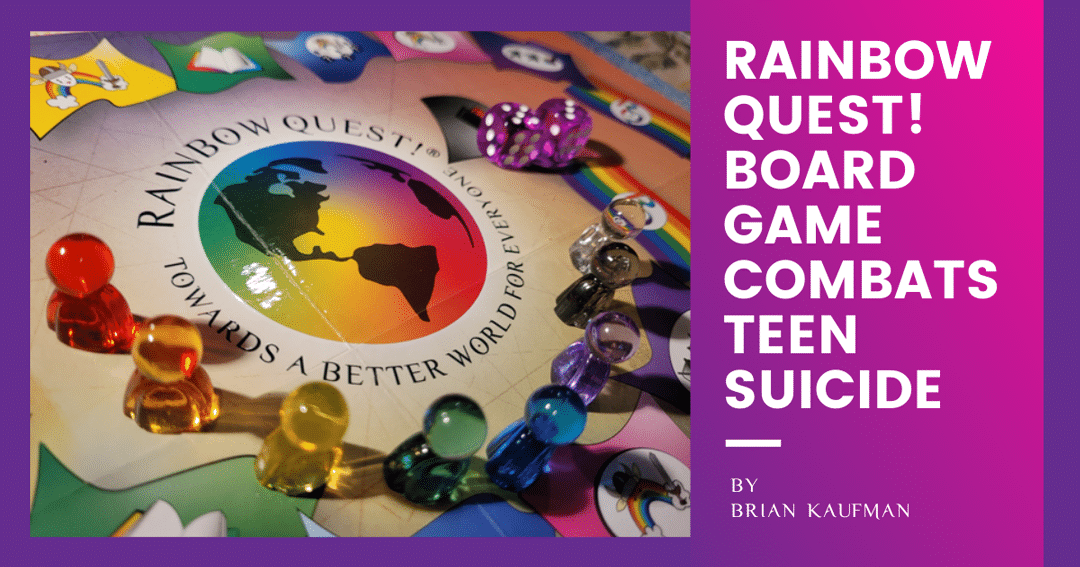 rainbow quest board game -teen suicide